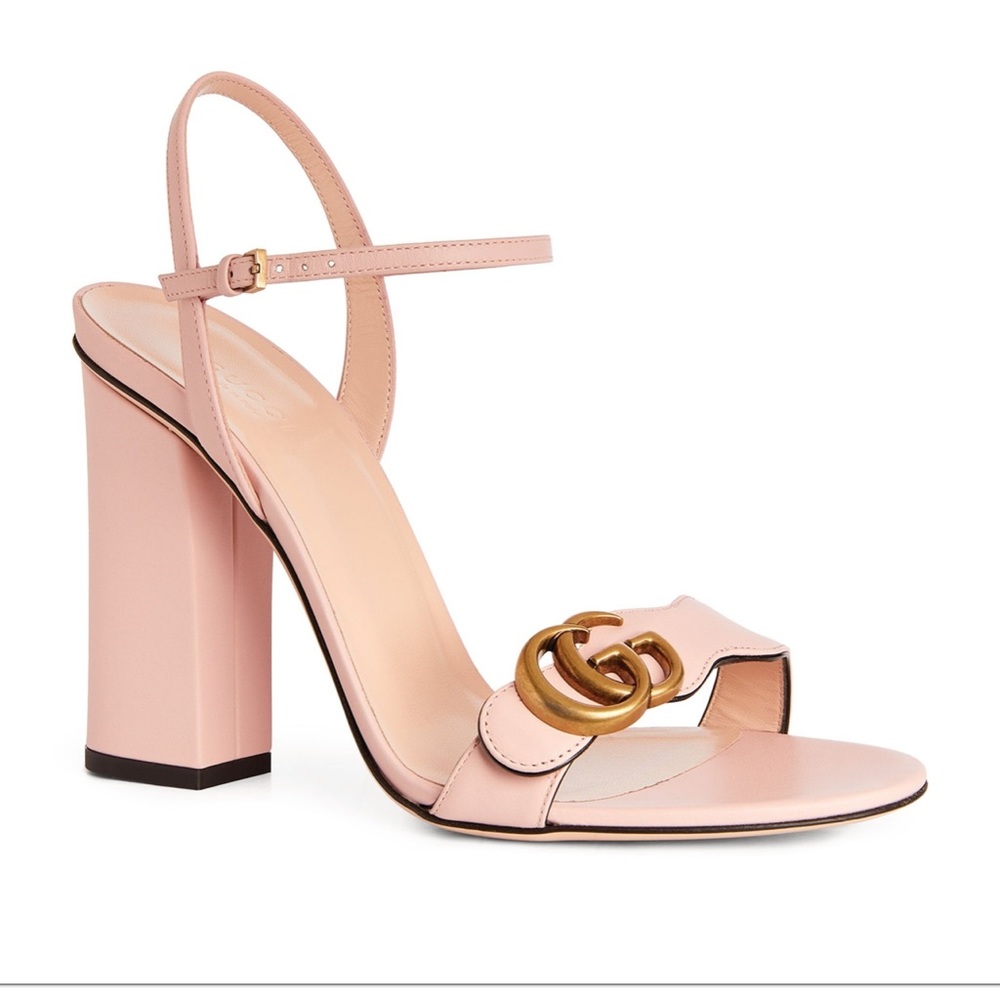 Gucci Double G Leather Sandals